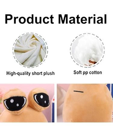 Alien Pou Plush Toy - 8.6 inch Stuffed Animal Doll for Kids - Buy Online on GoSupps.com