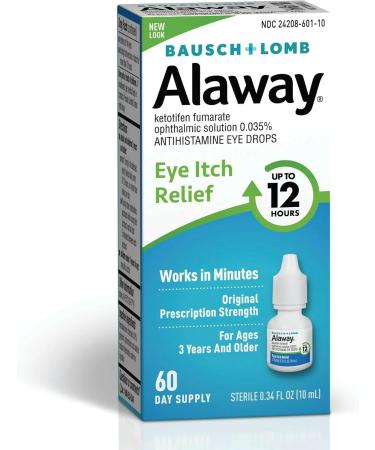 Bausch & Lomb Alaway Eye Itch Relief Drops - Pack of 6 | Fast International Shipping - Buy Online on GoSupps.com