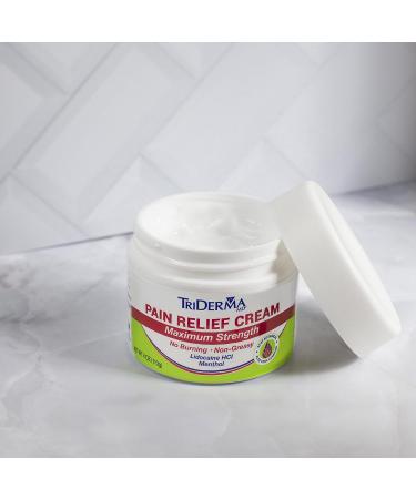 TriDerma Pain Relief Cream - 4 Ounces (2 Pack Bundle) - Buy Online on GoSupps.com