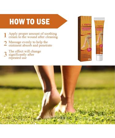 DUBUSH Anti-Swelling Ginger Leg Cream Lymphatic Detoxifying Ginger Cream Leg Firming Cream Natural Lymph Node Ointment - Buy Online on GoSupps.com