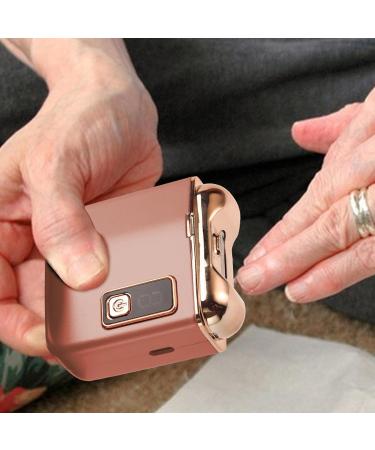 Electric Nail Clippers 3 Modes Adjustable Electric Manicure Pedicure Tool for Seniors - Safety Fingernail Trimmer & Cutter Lighted Quiet Nail Scissors with Storage for Home Use Rose Gold - Buy Online on GoSupps.com