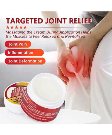 4Pcs Bunion & Joint Pain Relief Cream Set - Soothes Toe Stiffness, Gout, Cervical Spine & Knee Pain - Buy Online on GoSupps.com