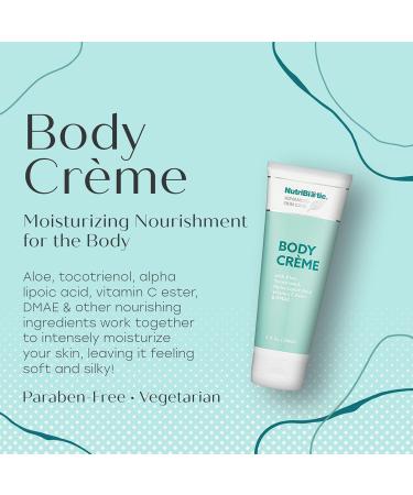 NutriBiotic Body Cr me 8 Fl Oz | Nourishing Skin Cream with GSE Aloe Vitamin C and More | Vegetarian & Paraben-Free - Buy Online on GoSupps.com