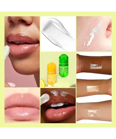 Lime Scented Lip Oil | Hydrating Moisturizer for Plump and Wrinkle-Free Lips - 7.5ML - Buy Online on GoSupps.com