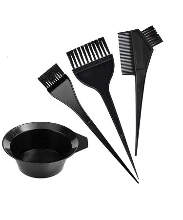 Jagkul Hair Dye Brush & Mixing Bowl Set - Professional 4-Piece Salon Tint Comb & Angled Brush for Perfect Hair Color - International Shipping - Buy Online on GoSupps.com