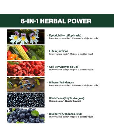 Herbal Liquid Drops Natural Eyebright Herb Extract Support Eye Strain Relief Dry Eye & Sight Care Support. 4oz-Original Original 4 Fl Oz (Pack of 1) - Buy Online on GoSupps.com