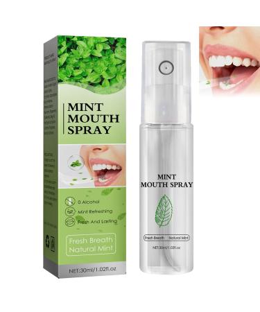 Breath Freshener Oral Care Spray Mouth Spray for Bad Breath Fresh Mint Breath Spray Bad Breath Odor Removal Oral Care Spray Dry Mouth Spray Bad Breath Care Freshening Oral Breath Freshener for Mouth