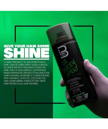 L3 Level 3 Oil Sheen Spray - Adds Shine to Hair After Styling - Infused with Vitamin E Olive and Coconut Oil and Herbal Extracts Level Three Oil Shine Spr 4 Pack - Buy Online on GoSupps.com