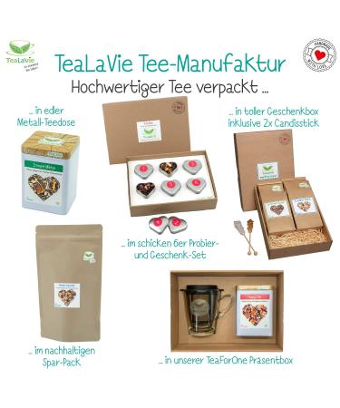 Buy TeaLaVie Fruity Raspberry with Vanilla - Loose Fruit Tea (100g) | One Smile A Day - International Shipping Available - Buy Online on GoSupps.com