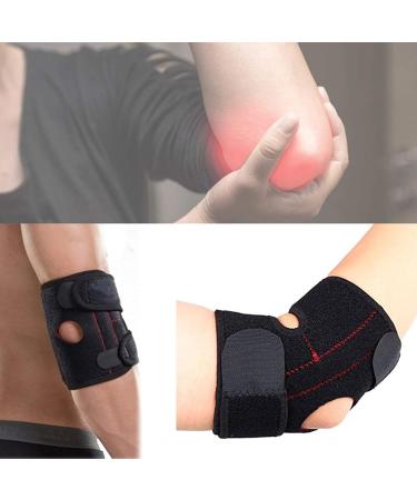 Adjustable Neoprene Tennis & Golfer's Elbow Brace - Arm Support Band for Pain Relief - Buy Online on GoSupps.com