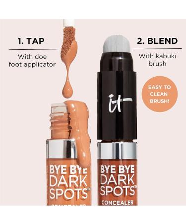 IT Cosmetics Bye Bye Dark Spots Concealer + Brightening Serum - Medium Coverage 0.22 fl oz, 12 Fair Warm - Buy Online on GoSupps.com