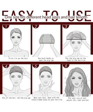 Wig Caps for Women, Men, and Kids - FANDAMEI 4PCS Nude Nylon Wig Caps for Halloween Cosplay - Buy Online on GoSupps.com