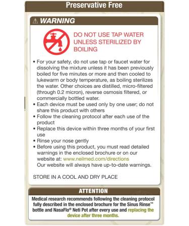 NeilMed Sinus Rinse Premixed Refill Packets with Xylitol 60ct - Convenient Sinus Relief - Buy Online on GoSupps.com