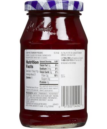 Smucker's Sugar Free Strawberry Preserves 12.75 oz 2 pk - Buy Online on GoSupps.com
