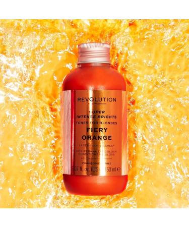 Revolution Haircare London Tones for Blondes Fiery Orange 150ml - Vibrant Hair Color Enhancement - Buy Online on GoSupps.com