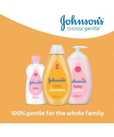 Johnson's Baby Shampoo 500ml - Gentle Cleansing Formula (Pack of 1) - Buy Online on GoSupps.com
