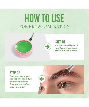 PERMANIA Lash Lift Balm Glue 0.35oz - Strong Viscosity and Water Solubility - Apple Scented - Buy Online on GoSupps.com