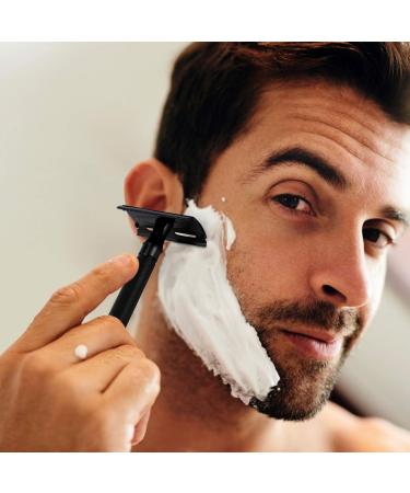 Buy Heallily Double Cutter Razor - Long Handle Reusable Aluminum Alloy Razor Set for Men & Women - No Razor Blades Black - Buy Online on GoSupps.com