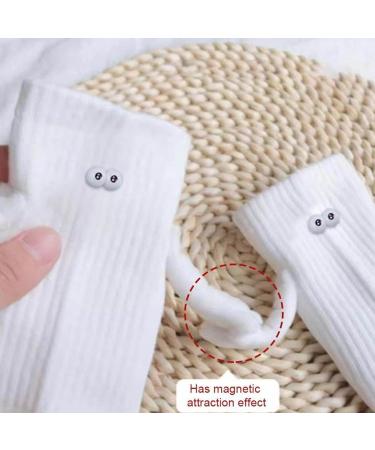 Funny Magnetic Suction Cup 3D Doll Couple Socks - Unisex Medium Black+white - Buy Online on GoSupps.com