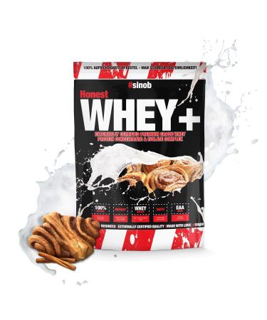Honest Whey protein powder (Franzbr tchen) 1 x 1000 g with 12.5% isolates.Instant soluble protein protein powder with EAA & BCAA made of fresh pasture milk.Franzbr tchen 1 kg (1 Pack)