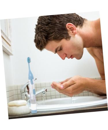 Minkissy 2-Pack Portable Toothbrush Cleaning Agent & Folding Bracket for Gum Care - Travel-Friendly Gift - Buy Online on GoSupps.com