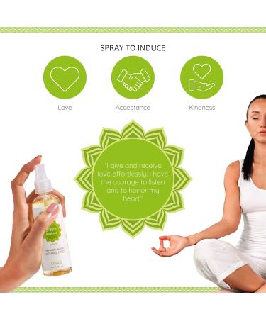 Heart Chakra Natural Mist by Aromafume | 100ml Aromatherapy Spray for Chakra Balance | Rose & Bergamot Essential Oils for Meditation & Yoga - Buy Online on GoSupps.com