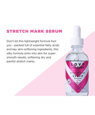 Stretch Mark Serum | Natural Scar Treatment with Jojoba Oil & Vitamin E | Unscented Cruelty-Free Aluminum & Paraben-Free - Buy Online on GoSupps.com
