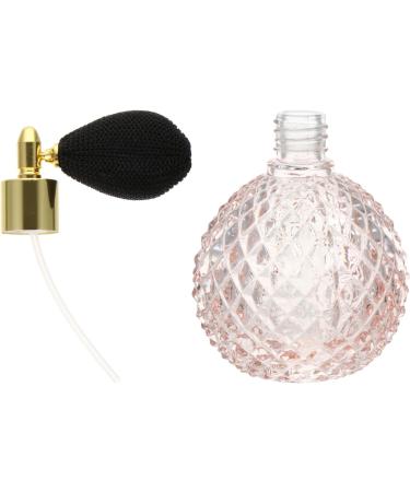 100ml Vintage Glass Perfume Bottle Perfume Spray Refillable Spray Bottle Dispenser with for Home Perfume Travel (Caps in Random Colours) - Buy Online on GoSupps.com