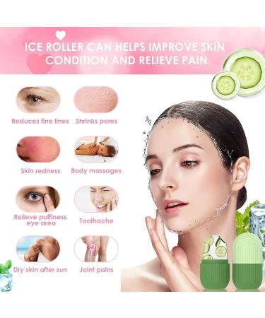 Silicone Ice Roller for Face - Mini Beauty Ice Roller Reusable Face Ice Holder in Multi Colors - Buy Online on GoSupps.com