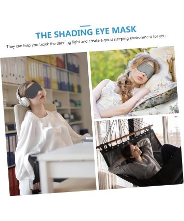 FRCOLOR Sleep Mask Set - 2pcs Silk Eye Covers & Pajama Blindfold for Travel | Comfortable Eye Patches & Blackout Stickers - Buy Online on GoSupps.com