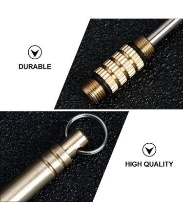 2pcs Titanium Removal Tool Portable Cleaner Smooth Surface Personal Health Care Goldenx2pcs 11.2x0.7cmx2pcs - Buy Online on GoSupps.com