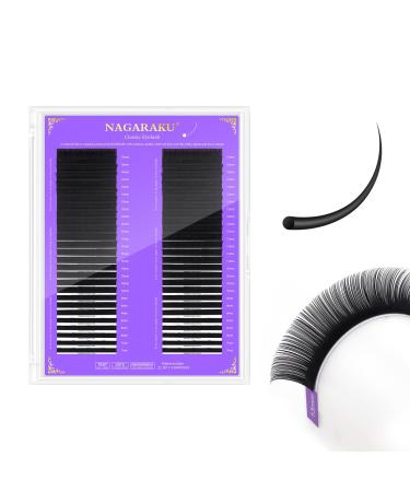 Nagaraku single eyelashes 54 rows 0.03 C 7-15mm mixing length Classic Fake Lashes Volume eyelash extensions 1: 1 Individual natural eyelash extension soft matt black high capacity 7-15mm mix large tray 0.03 c - Buy Online on GoSupps.com