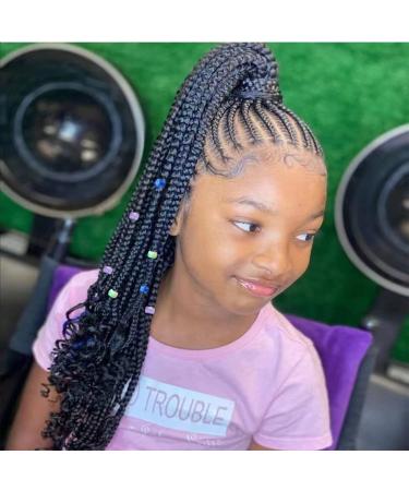 406 Pcs Hair Beads Set for Kids | Pony Beads, Elastic Bands, Quick Beader, Rattail Comb | Girls Hair Braids Kit - Buy Online on GoSupps.com