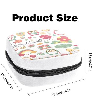Animal Print Sanitary Napkin Storage Bag - Colorful Period & Tampon Pouch - Buy Online on GoSupps.com