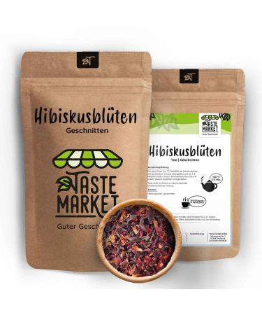 TASTE Guter Geschmack 200g hibiscus tea | Hibiscus flower tea | Hibiscus flower tea | Dried cut | Mallow
