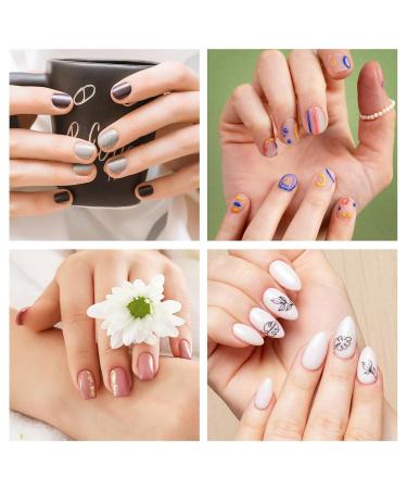 2PCS Dual-Ended Nail Art Brush Set | Professional Builder Gel & French Tip Brushes | Rhinestone Handle for Stunning Nail Designs - Buy Online on GoSupps.com