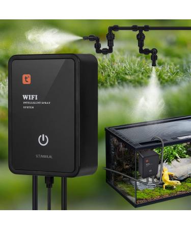 Reptile-air humidifier Dasalles Shine foggy system for terrarium with spray nozzles 360 Adjustable intelligent reptile leverage system fog for reptiles/amphibians/flowers/rainforest