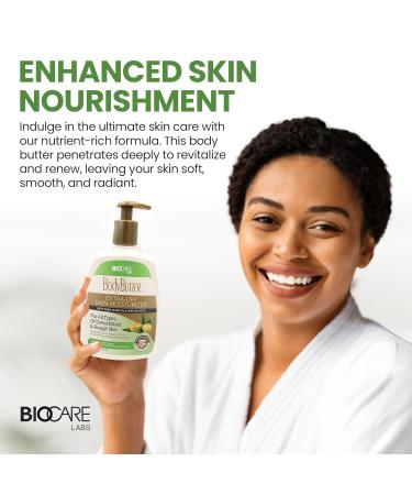 Biocare Labs Moisturizing Body Butter - Body Cream With Natural Shea Butter Olive Oil and Vitamin E - Instantly Penetrates and Deeply Renews Skin - Lotion Designed For Dry Skin- 16 OZ 16 Ounce (Pack of 1) - Buy Online on GoSupps.com