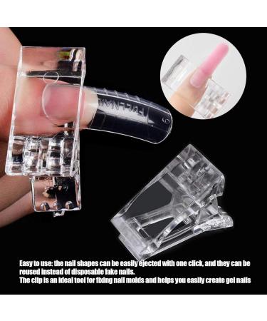 Pokerty9 Nail Art Tips Nail Art Fixing Clamp Easy To Use ABS DIY Nail Art for Nail Salons Nail Art Nail Shops - Buy Online on GoSupps.com