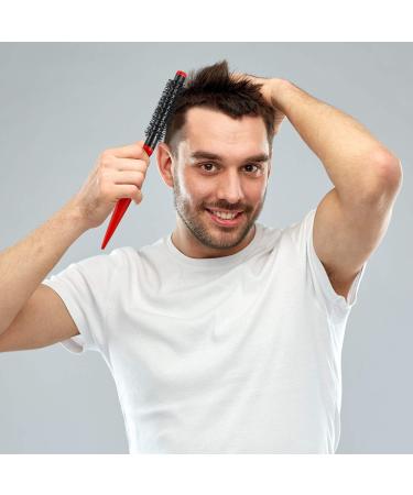 Yikko Mini Round Barrel Hair Brush Set - 4 Pieces | Aluminum Nylon Hair Roller Brush for Blowout, Curling, and Straightening | Best Roller Hairbrush for Blow Drying | Conical Handle - Buy Online on GoSupps.com