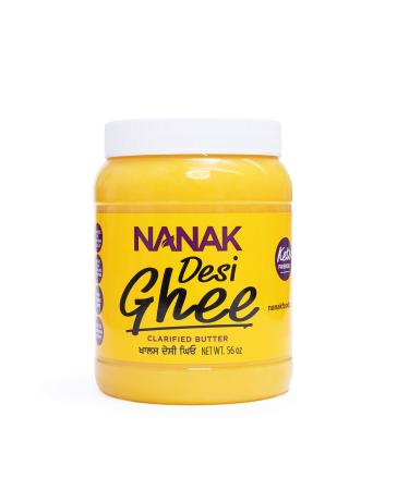 Nanak Pure Desi Ghee, Clarified Butter, 56-Ounce Jar 56 Ounce (Pack of 1)