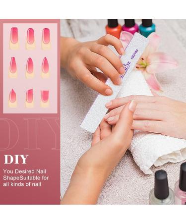 Canvalite 10stk Professional Nail Files for Gel Nails - Washable & Reusable 100/180 Double-Sided Nail Buffer Blocks - Buy Online on GoSupps.com
