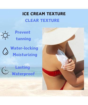 Factor 50 Face Cream - Sunscreen Spf 50 - Sun Cream with Vitamin E & Houttuynia Extract - Hydrating Spf 50 Face Moisturiser for Face Spf - Against UV Rays Anti-Wrinkle and Anti-Aging Sun Lotion - Buy Online on GoSupps.com