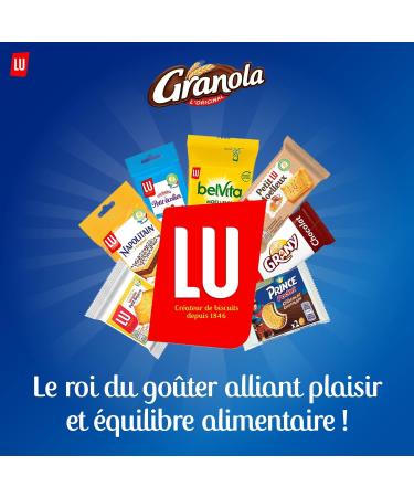 Granola Extra Cookie Caramelized Almonds with Large Chocolate Shards - 4 x Bags of 8 Cookies (184 g) - Buy Online on GoSupps.com
