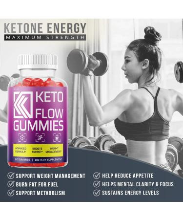 Keto Flow Gummies - Advanced Formula Keto Flow Gummy Bears (60 Gummies) - Buy Online on GoSupps.com
