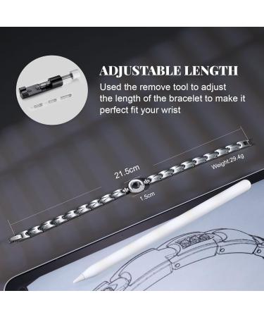 Rainso Elegant Women's Health Magnet Therapy Bracelet - Joint Pain Relief - Silver & Gold Options - Buy Online on GoSupps.com