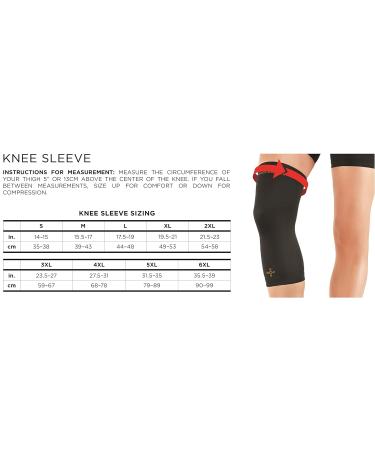Tommie Copper Contoured Knee Sleeve - Black XX-Large | International Shipping Available - Buy Online on GoSupps.com