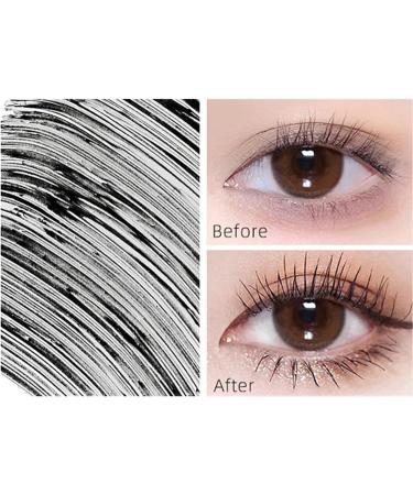 Hikaka Nour Iron Wand Mascara Metal Mascara Wand 3D Curling Iron Mascara Waterproof Long Lasting No Clumping Extremely Fine Brush Head Long and Curly (Black) - Buy Online on GoSupps.com