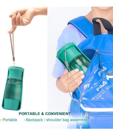 Rainpal Portable Dog Drinking Bottle | Travel & Hiking Pet Water Feeder | Durable Leak-Proof Design - Blue Upgrade - Buy Online on GoSupps.com
