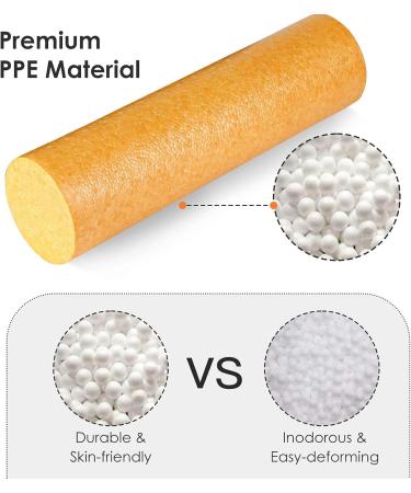 Standard Fascia Roll & 2-in-1 Foam Roller Set for Effective Trigger Point Massage - Perfect for Back Neck and Leg Relief Indoors & Outdoors - Buy Online on GoSupps.com
